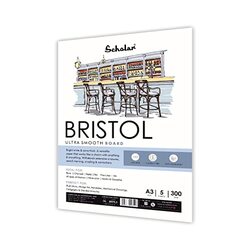 Scholar A3 Bristol ultra Smooth Paper Loose Sheet (300Gsm)