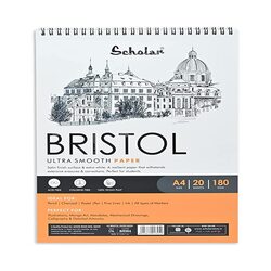 Scholar A4 Bristol Ultra Smooth Paper 20 Sheets