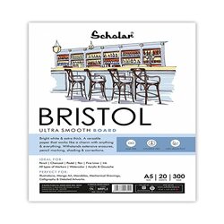 Scholar A5 Bristol Ultra Smooth Board 20 Sheets